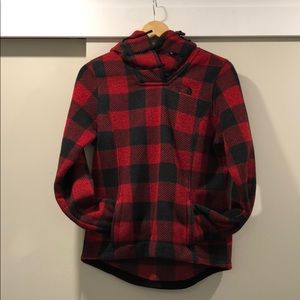 The North Face fleece hoodie
